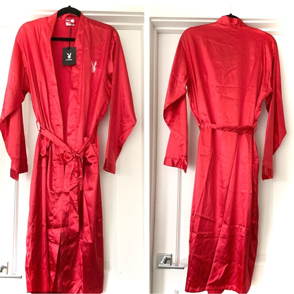 PLAYBOY Other Red Playboy Robe Hugh Hefner Halloween Costume